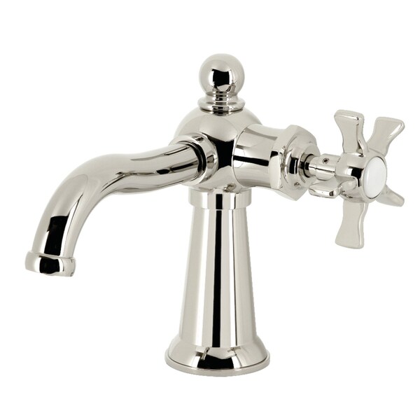 Kingston Brass SingleHandle Bathroom Faucet with Push PopUp, Polished Nickel KS3546NX - main